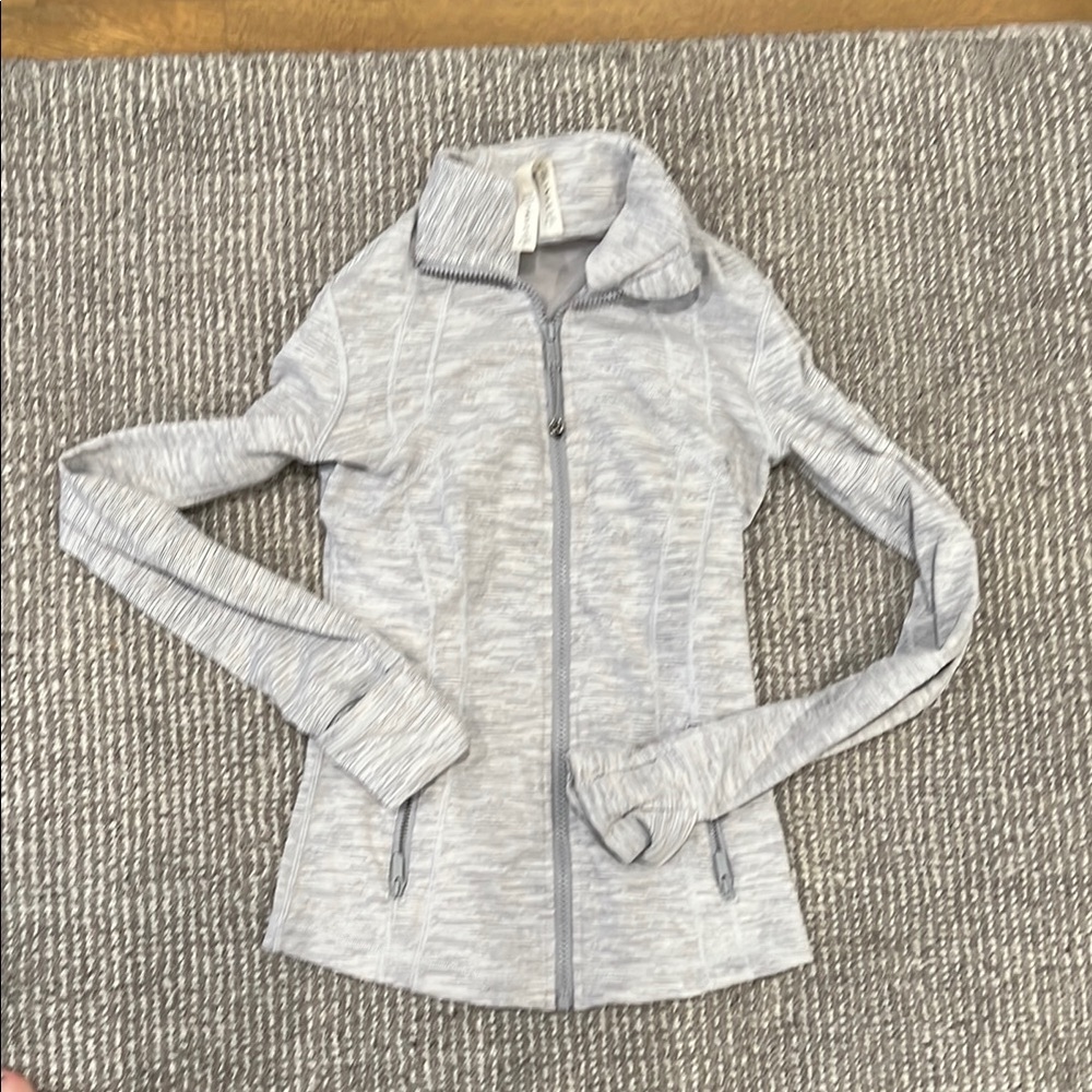 lululemon athletica Gray Zip-Up Hoodie